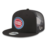 Detroit Pistons Core Logo Meshback 9FIFTY Snapback Hat sale - Black on sale