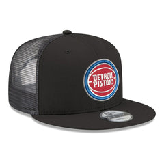 Detroit Pistons Core Logo Meshback 9FIFTY Snapback Hat sale - Black on sale