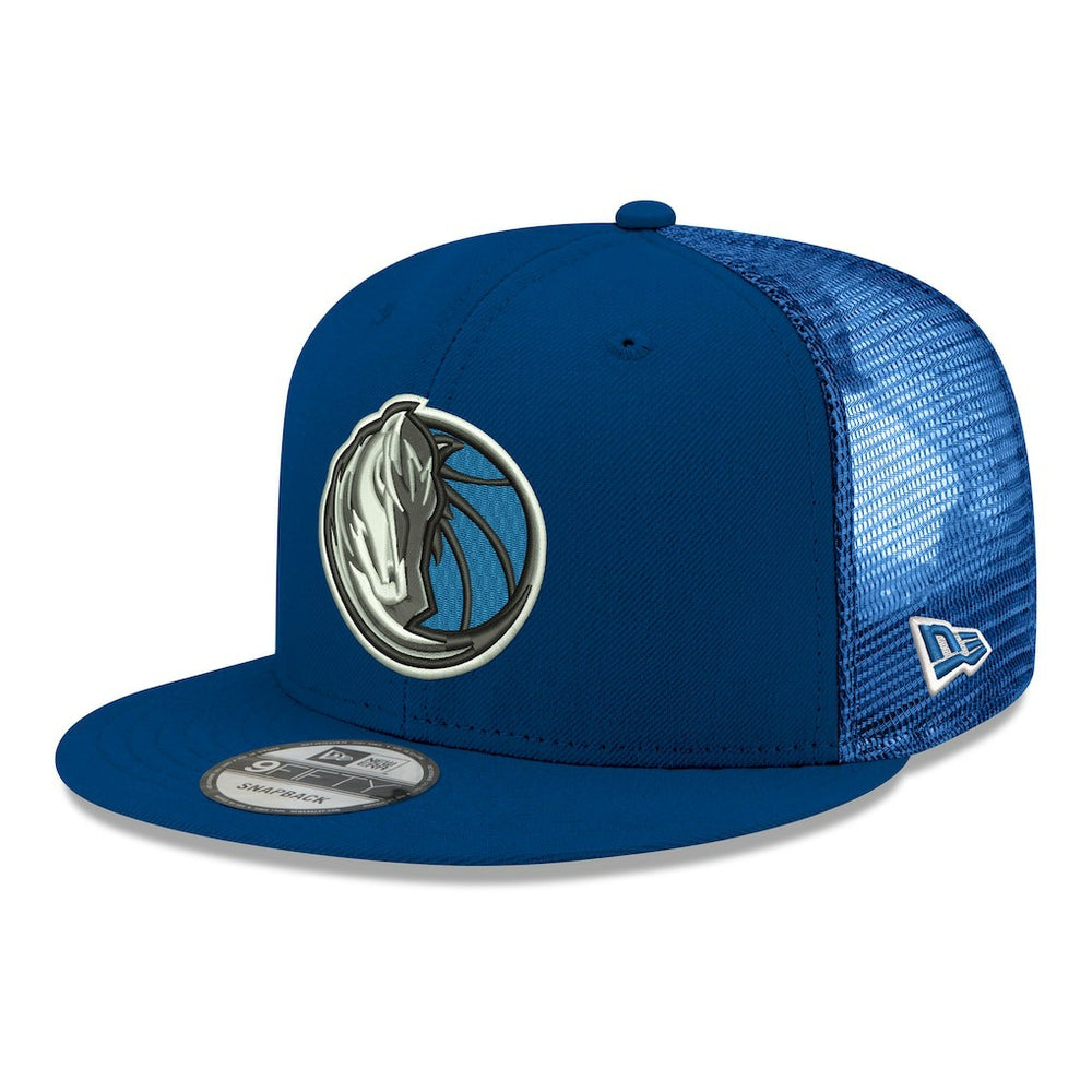 Dallas Mavericks Core Logo Meshback 9FIFTY Snapback Hat sale - Navy sale