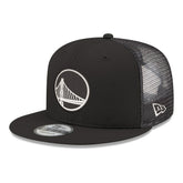 Golden State Warriors Core Logo Meshback 9FIFTY Snapback Hat sale - Black sale