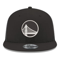 Golden State Warriors Core Logo Meshback 9FIFTY Snapback Hat sale - Black sale