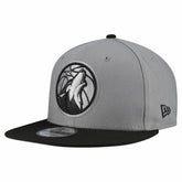 Minnesota Timberwolves Core Logo Storm Gray Two-Tone 9FIFTY Snapback Hat - Gray sale