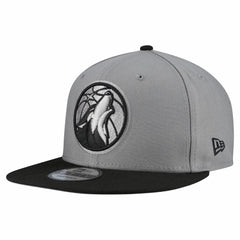 Minnesota Timberwolves Core Logo Storm Gray Two-Tone 9FIFTY Snapback Hat - Gray sale