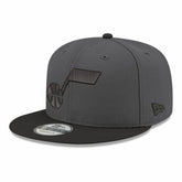 Utah Jazz Logo 2-Tone 9FIFTY Snapback Hat - Gray/Black for sale