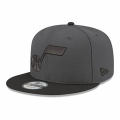 Utah Jazz Logo 2-Tone 9FIFTY Snapback Hat - Gray/Black for sale