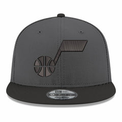 Utah Jazz Logo 2-Tone 9FIFTY Snapback Hat - Gray/Black for sale