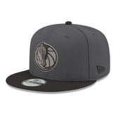 Dallas Mavericks Logo 2-Tone 9FIFTY Snapback Hat sale - Gray/Black discount