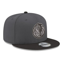 Dallas Mavericks Logo 2-Tone 9FIFTY Snapback Hat sale - Gray/Black discount