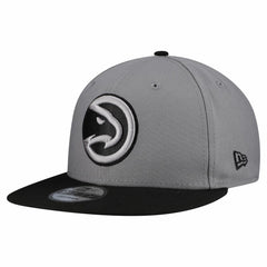 Atlanta Hawks Core Logo Storm Gray Two-Tone 9FIFTY Snapback Hat - Gray on sale