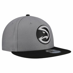 Atlanta Hawks Core Logo Storm Gray Two-Tone 9FIFTY Snapback Hat - Gray on sale