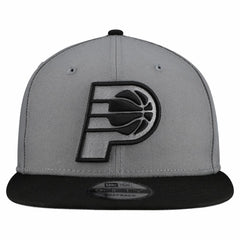 Indiana Pacers Core Logo Storm Gray Two-Tone 9FIFTY Snapback Hat - Gray outlet