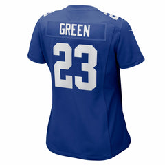 Art Green New York Giants Women's Team Game Jersey - Royal outlet