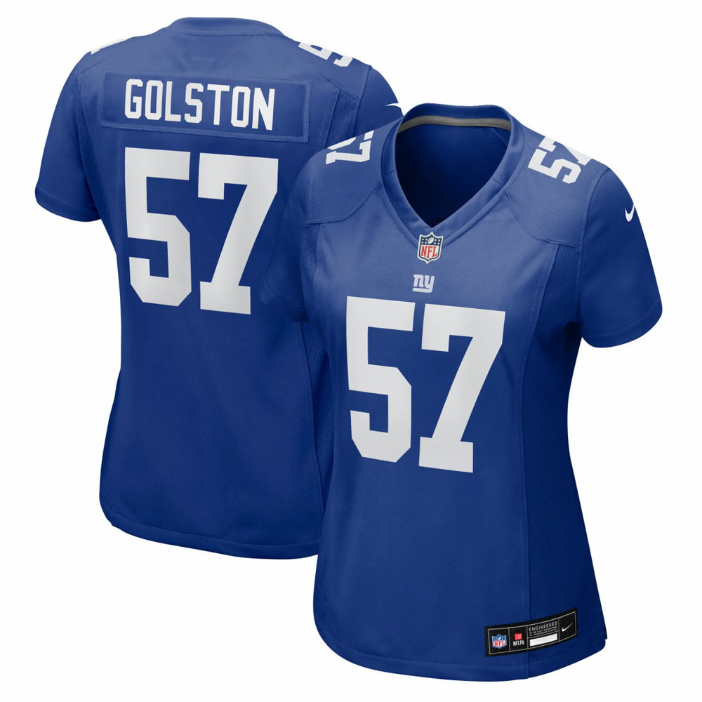 Chauncey Golston New York Giants Women's Team Game Jersey - Royal for sale