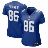 Thomas Fidone II New York Giants Women's Team Game Jersey - Royal cheap