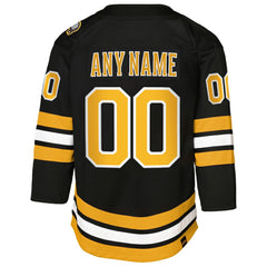 Boston Bruins Youth Home Custom Premier Jersey - Black Jerseys
