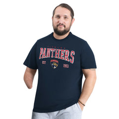 Florida Panthers G-III Sports by Carl Banks Adaptive Classic Team Graphic T-Shirt - Navy T-shirts