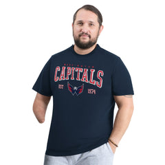 Washington Capitals G-III Sports by Carl Banks Adaptive Classic Team Graphic T-Shirt - Navy T-shirts