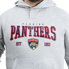 Florida Panthers G-III Sports by Carl Banks Adaptive Classic Team Spirit Fleece Hoodie - Gray Hoodies
