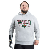 Minnesota Wild G-III Sports by Carl Banks Adaptive Classic Team Spirit Fleece Hoodie - Gray Hoodies