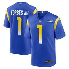 Emmanuel Forbes Jr. Los Angeles Rams Team Game Jersey - Royal sale
