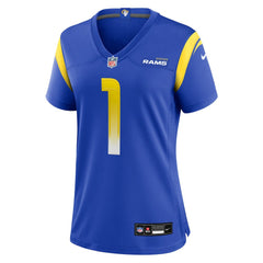 Emmanuel Forbes Jr. Los Angeles Rams Women's Team Game Jersey - Royal for sale