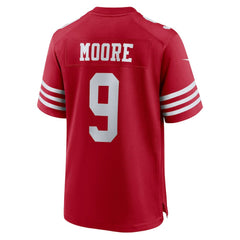 Skyy Moore San Francisco 49ers Team Game Jersey - Scarlet sale