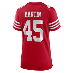 Nick Martin San Francisco 49ers Women's Team Game Jersey - Scarlet cheap