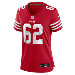 Austen Pleasants San Francisco 49ers Women's Team Game Jersey - Scarlet discount