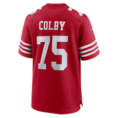 Connor Colby San Francisco 49ers Team Game Jersey - Scarlet sale