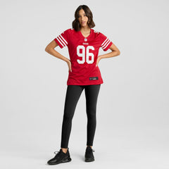 Jordan Jefferson San Francisco 49ers Women's Team Game Jersey - Scarlet online