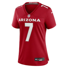 Jacoby Brissett Arizona Cardinals Women's Team Game Jersey - Cardinal cheap