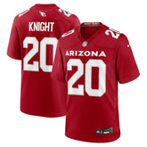Zonovan Knight Arizona Cardinals Team Game Jersey - Cardinal on sale
