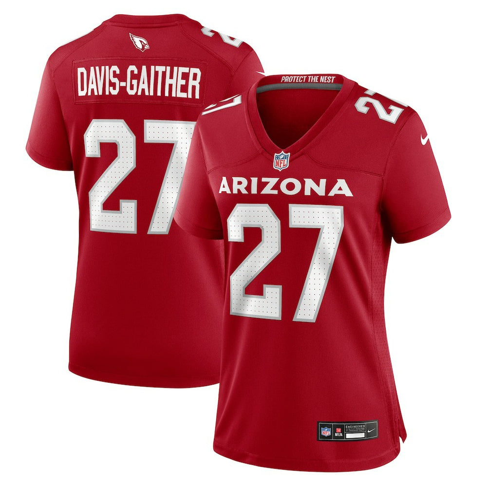 Akeem Davis-Gaither Arizona Cardinals Women's Team Game Jersey - Cardinal sale