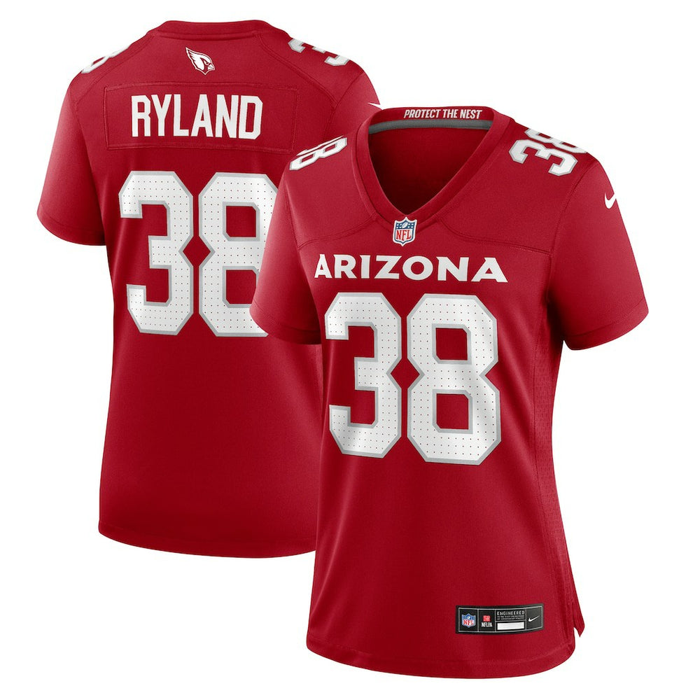 Chad Ryland Arizona Cardinals Women's Team Game Jersey - Cardinal discount