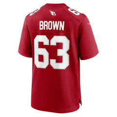 Evan Brown Arizona Cardinals Team Game Jersey - Cardinal sale