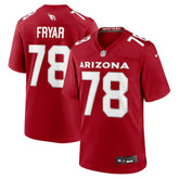 Josh Fryar Arizona Cardinals Team Game Jersey - Cardinal for sale