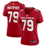 PJ Mustipher Arizona Cardinals Women's Team Game Jersey - Cardinal online