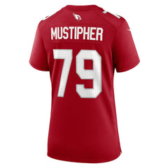 PJ Mustipher Arizona Cardinals Women's Team Game Jersey - Cardinal online