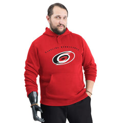 Carolina Hurricanes G-III Sports by Carl Banks Adaptive Classic Team Arc Fleece Hoodie - Red Hoodies