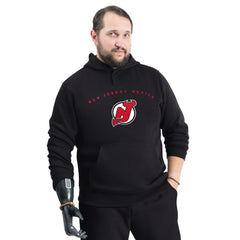 New Jersey Devils G-III Sports by Carl Banks Adaptive Classic Team Arc Fleece Hoodie - Black Jerseys