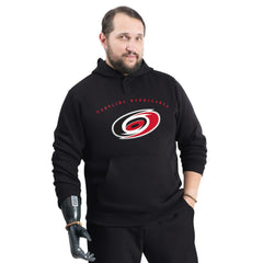 Carolina Hurricanes G-III Sports by Carl Banks Adaptive Classic Team Arc Fleece Hoodie - Black Hoodies