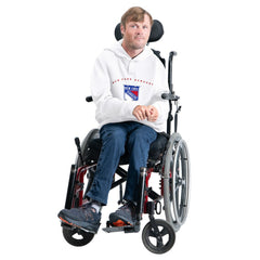 New York Rangers G-III Sports by Carl Banks Adaptive Classic Team Arc Fleece Hoodie - White Hoodies