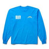 Los Angeles Chargers Born x Raised Unisex Long Sleeve Local T-Shirt - Powder Blue cheap