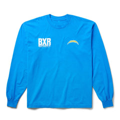 Los Angeles Chargers Born x Raised Unisex Long Sleeve Local T-Shirt - Powder Blue cheap