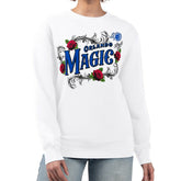 Orlando Magic G-III 4Her by Carl Banks Women's Roses Fleece Tri-Blend Sweatshirt - White outlet