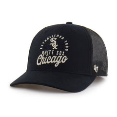Chicago White Sox Pitstop Trucker Adjustable Hat Black