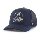 Detroit Tigers Pitstop Trucker Adjustable Hat Navy