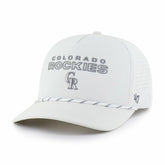 Colorado Rockies Forward Vault Hitch Adjustable Hat White