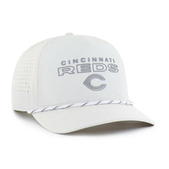 Cincinnati Reds Forward Vault Hitch Adjustable Hat White