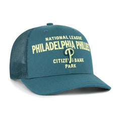 Philadelphia Phillies Contemporary Hitch Adjustable Trucker Hat Teal